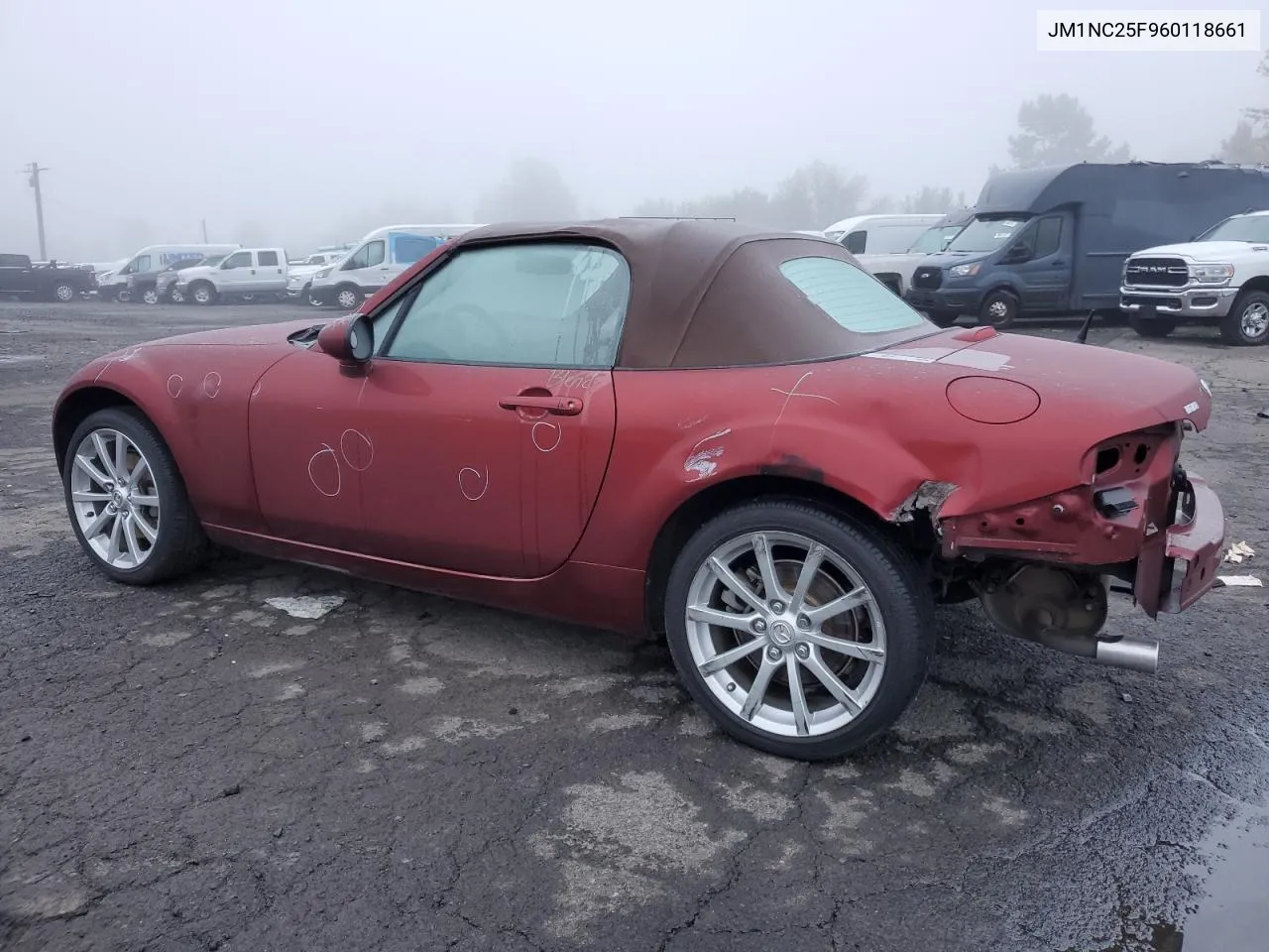 2006 Mazda Mx-5 Miata VIN: JM1NC25F960118661 Lot: 76939594