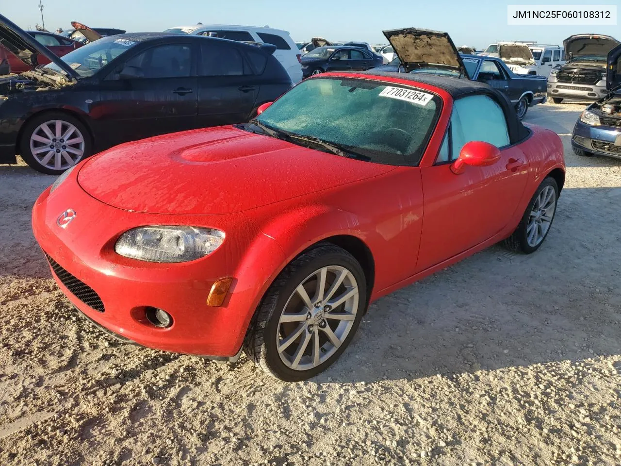 2006 Mazda Mx-5 Miata VIN: JM1NC25F060108312 Lot: 77031264