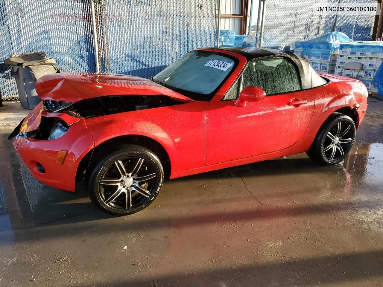 2006 Mazda Mx-5 Miata VIN: JM1NC25F360109180 Lot: 77128334