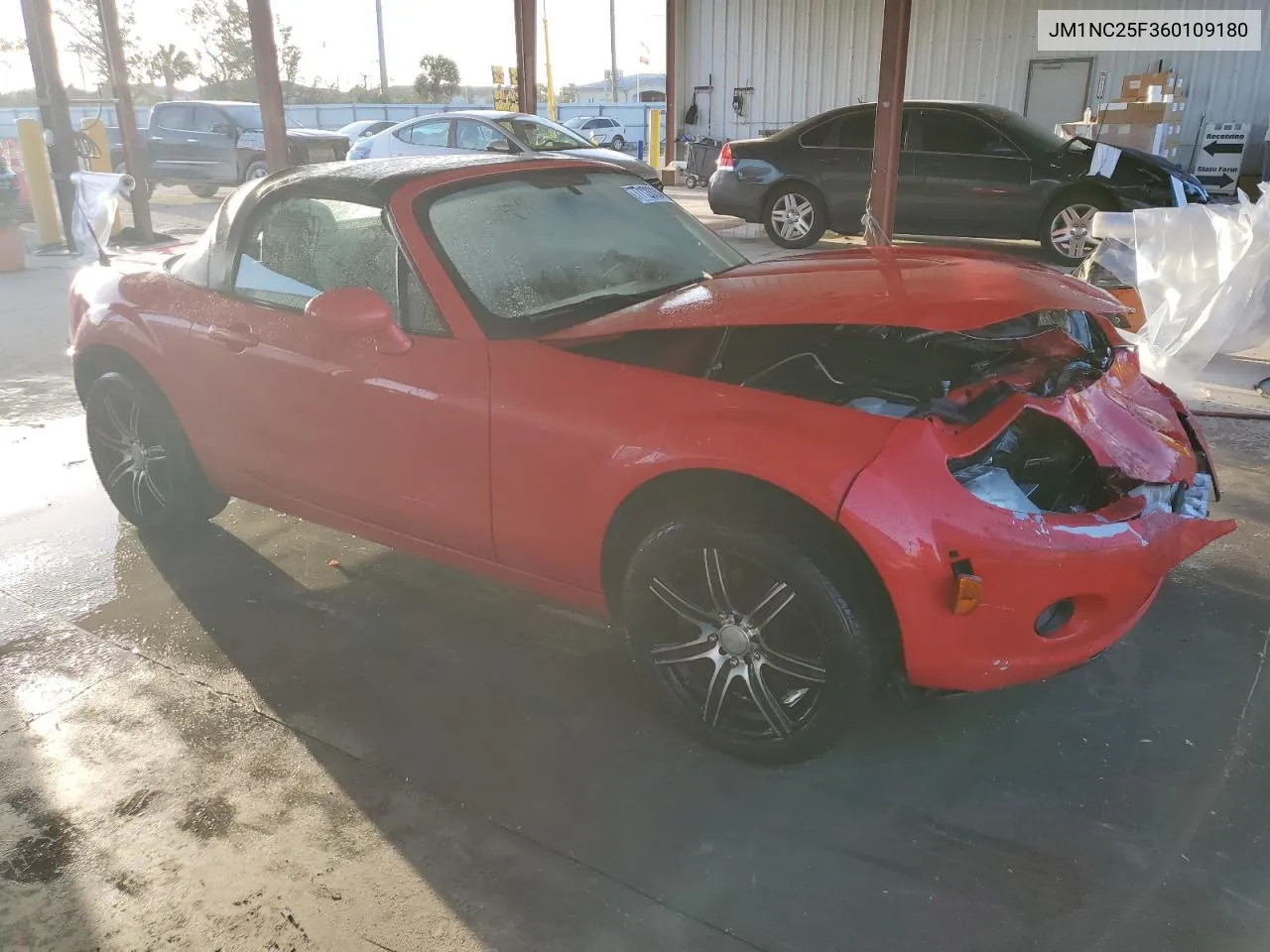 2006 Mazda Mx-5 Miata VIN: JM1NC25F360109180 Lot: 77128334