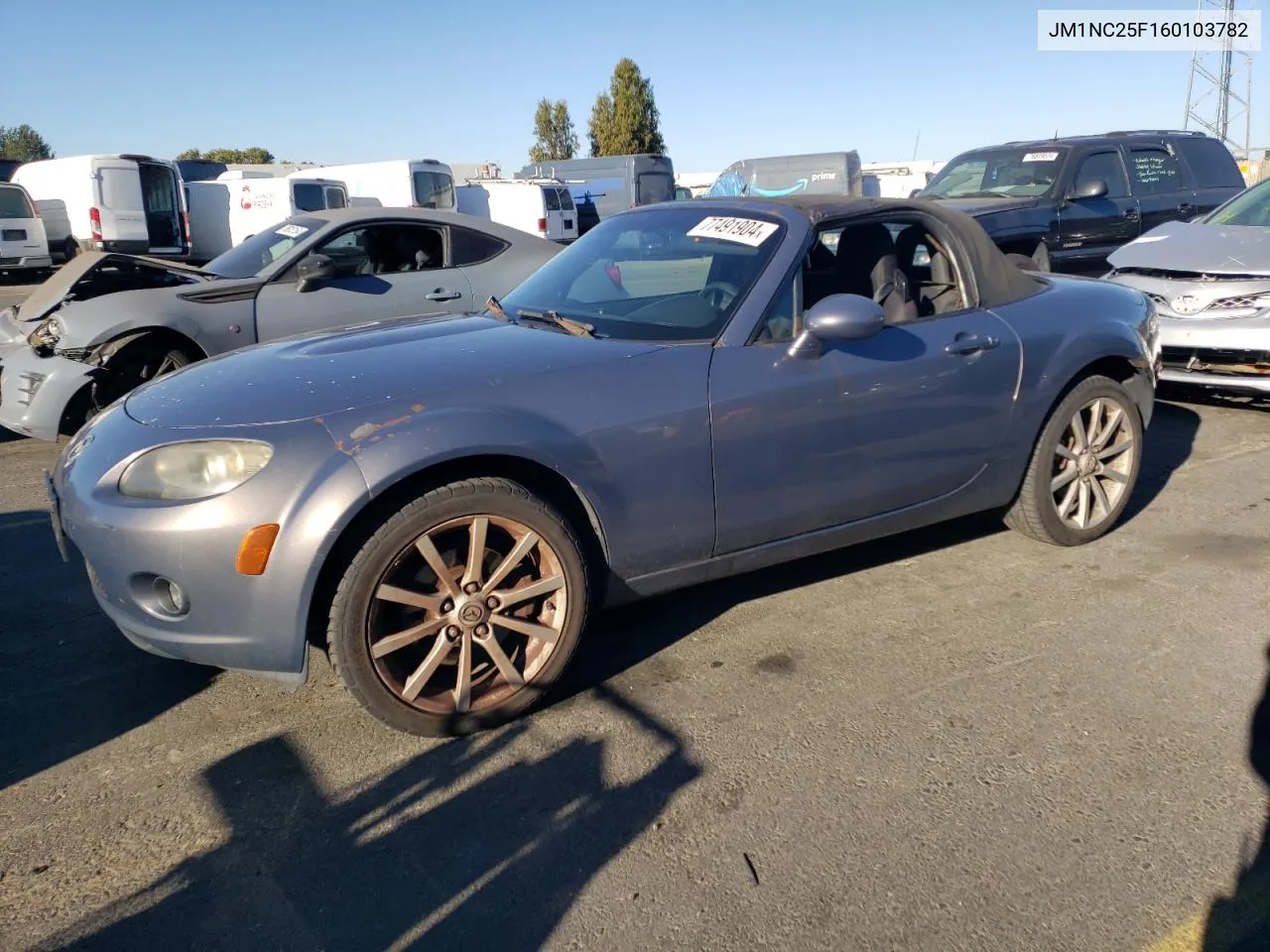 2006 Mazda Mx-5 Miata VIN: JM1NC25F160103782 Lot: 77491904