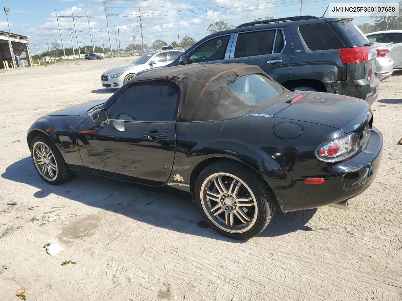 2006 Mazda Mx-5 Miata VIN: JM1NC25F360107638 Lot: 77979034