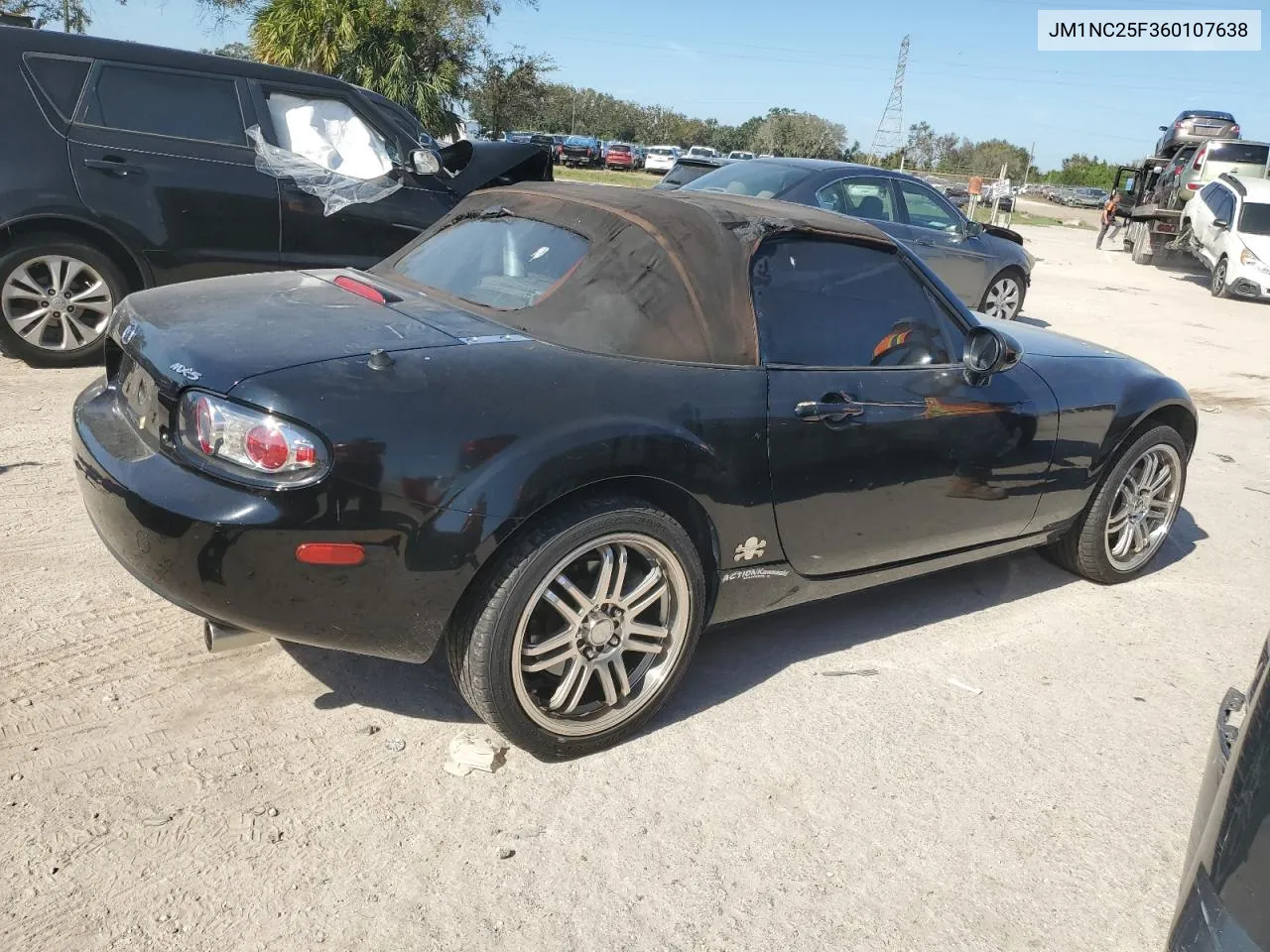 2006 Mazda Mx-5 Miata VIN: JM1NC25F360107638 Lot: 77979034