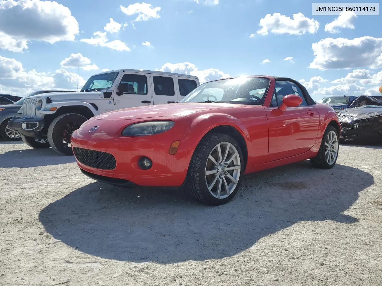 2006 Mazda Mx-5 Miata VIN: JM1NC25F860114178 Lot: 78029904