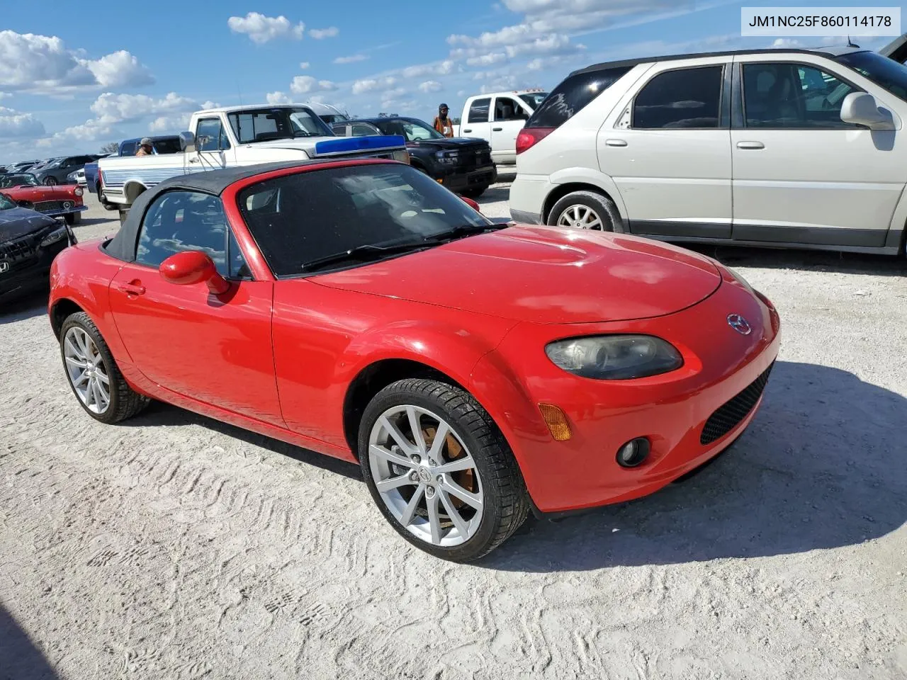 2006 Mazda Mx-5 Miata VIN: JM1NC25F860114178 Lot: 78029904