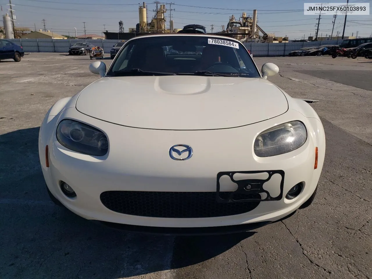 2006 Mazda Mx-5 Miata VIN: JM1NC25FX60103893 Lot: 78038584