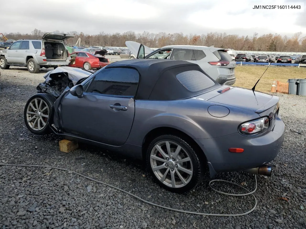 2006 Mazda Mx-5 Miata VIN: JM1NC25F160114443 Lot: 78993844