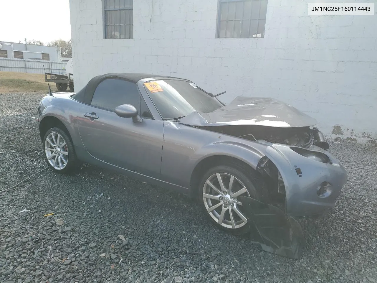 2006 Mazda Mx-5 Miata VIN: JM1NC25F160114443 Lot: 78993844