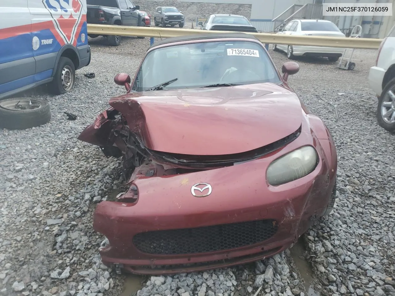 2007 Mazda Mx-5 Miata VIN: JM1NC25F370126059 Lot: 71365404