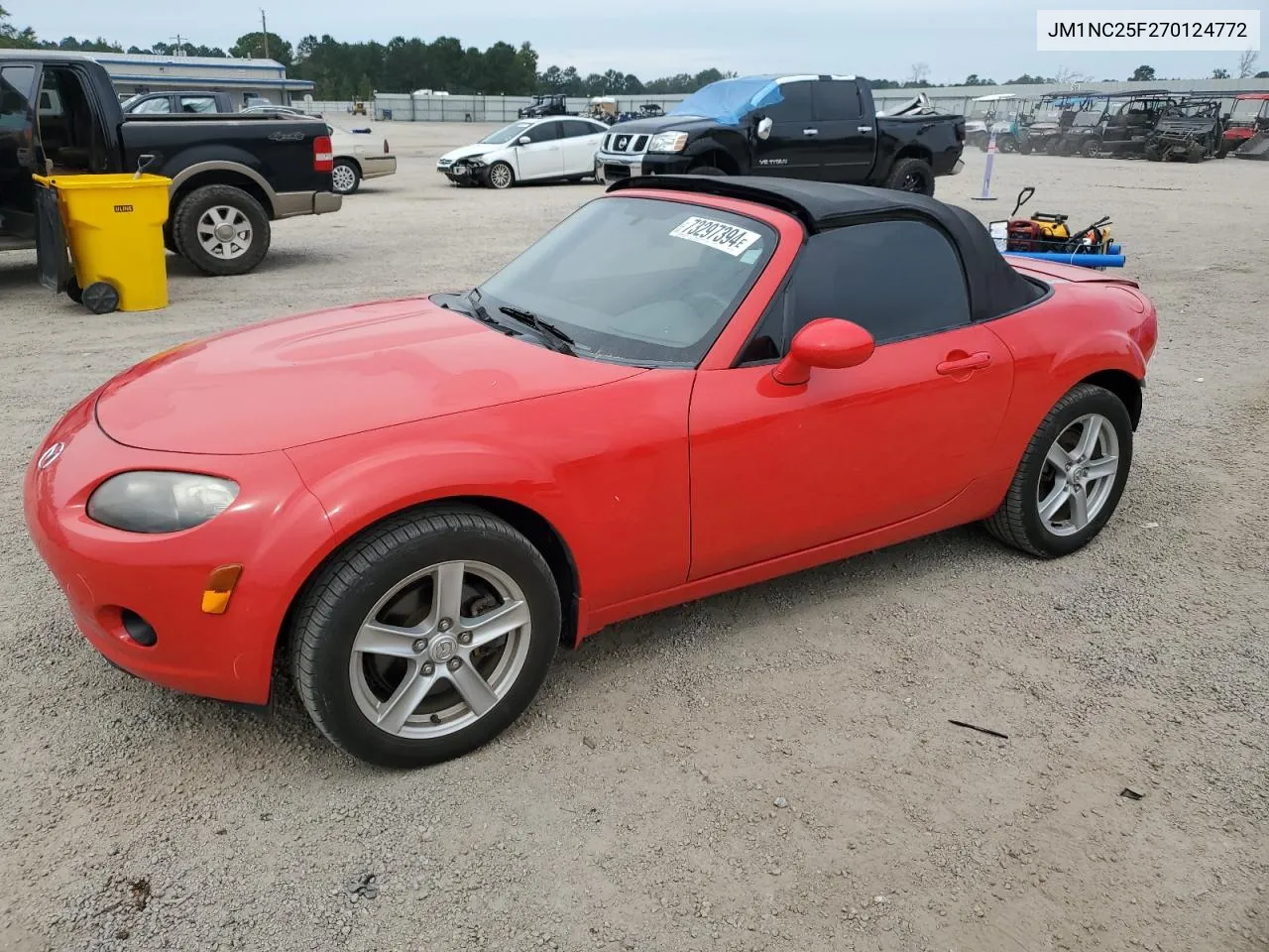 2007 Mazda Mx-5 Miata VIN: JM1NC25F270124772 Lot: 73297394