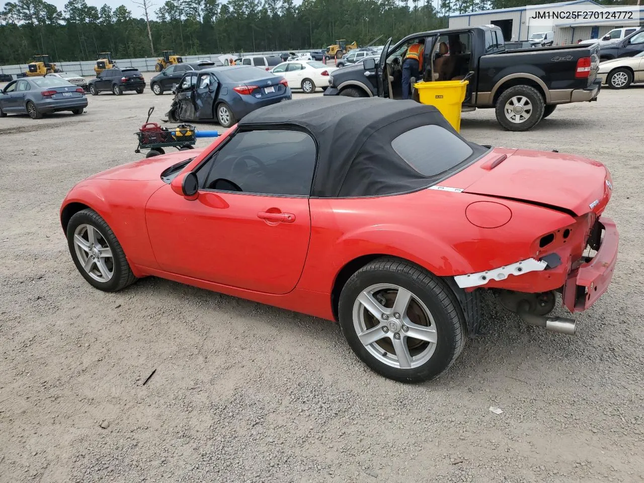 2007 Mazda Mx-5 Miata VIN: JM1NC25F270124772 Lot: 73297394