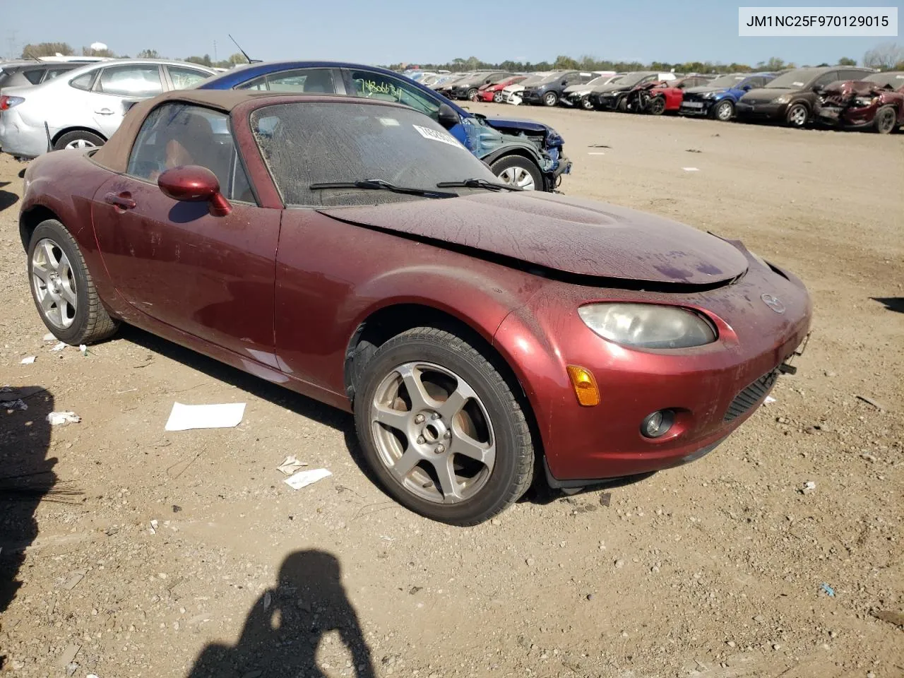 2007 Mazda Mx-5 Miata VIN: JM1NC25F970129015 Lot: 74529674