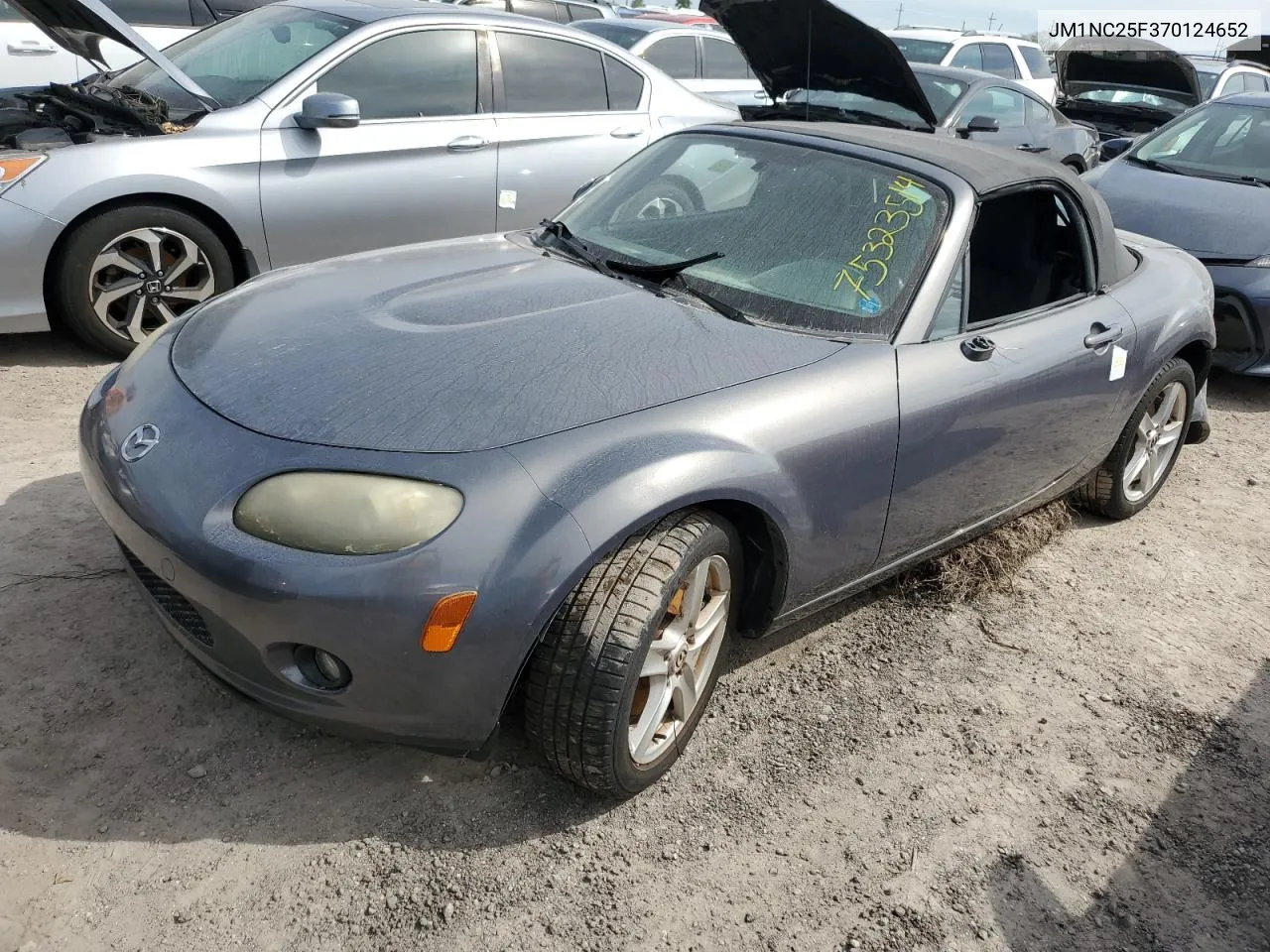 2007 Mazda Mx-5 Miata VIN: JM1NC25F370124652 Lot: 75323514