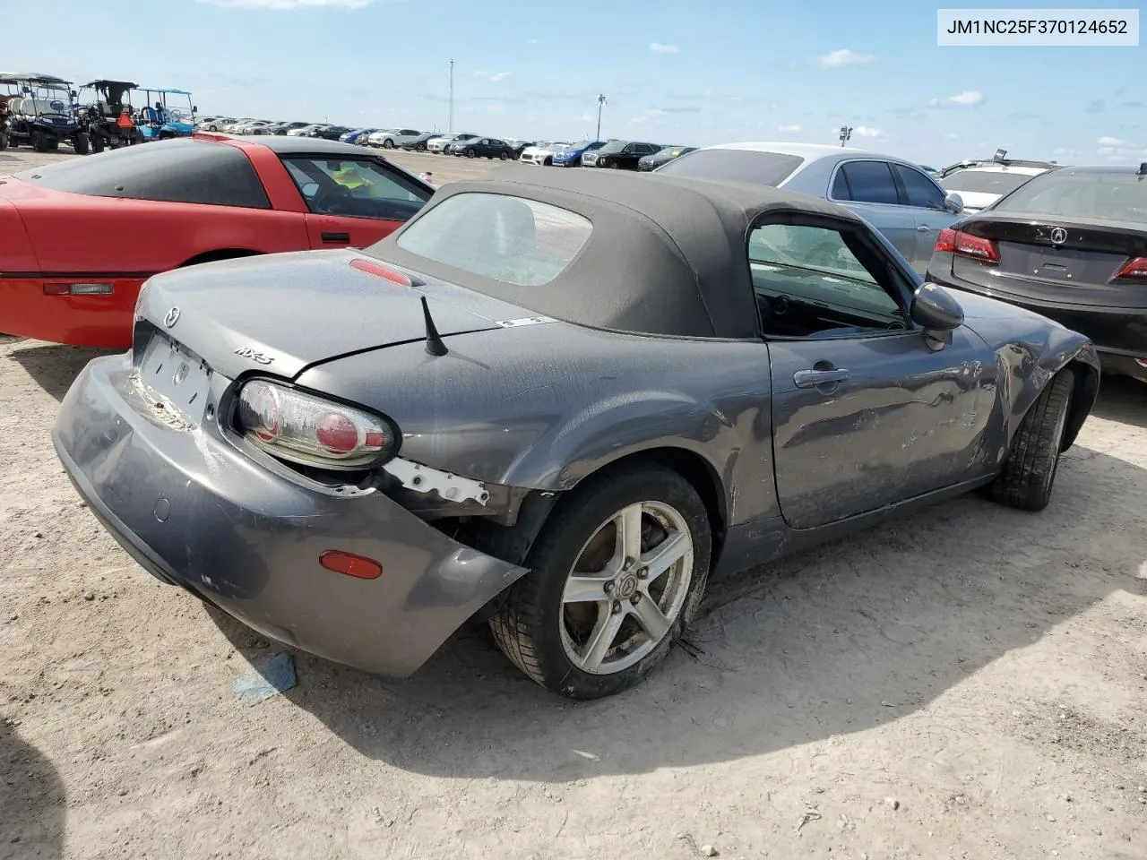 2007 Mazda Mx-5 Miata VIN: JM1NC25F370124652 Lot: 75323514