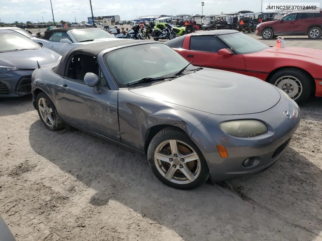 2007 Mazda Mx-5 Miata VIN: JM1NC25F370124652 Lot: 75323514