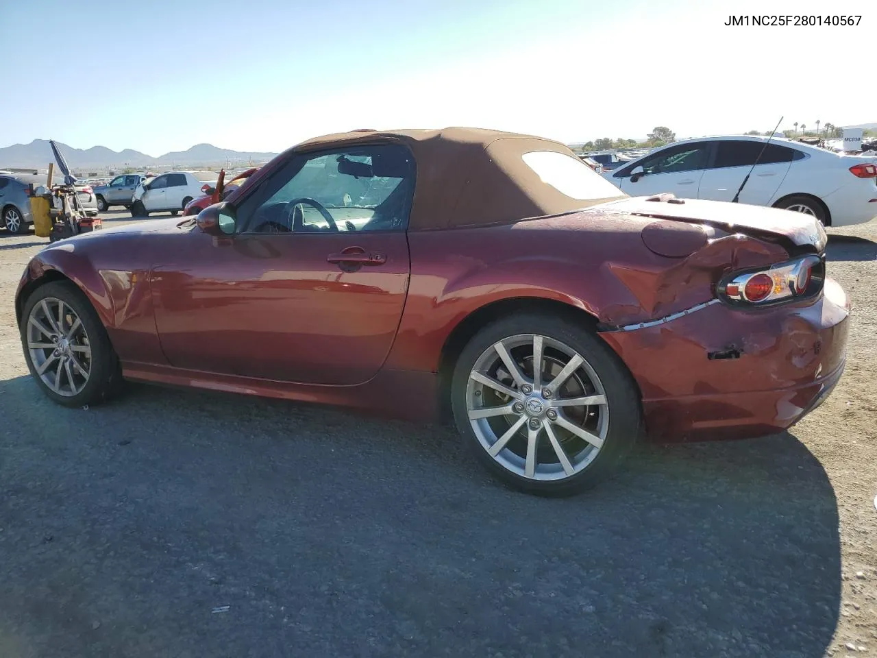 2008 Mazda Mx-5 Miata VIN: JM1NC25F280140567 Lot: 66724374