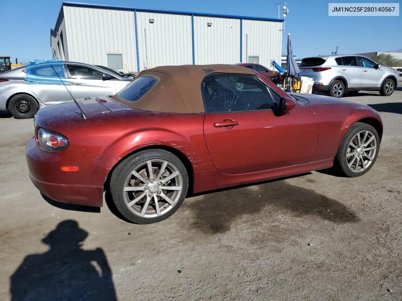 2008 Mazda Mx-5 Miata VIN: JM1NC25F280140567 Lot: 66724374