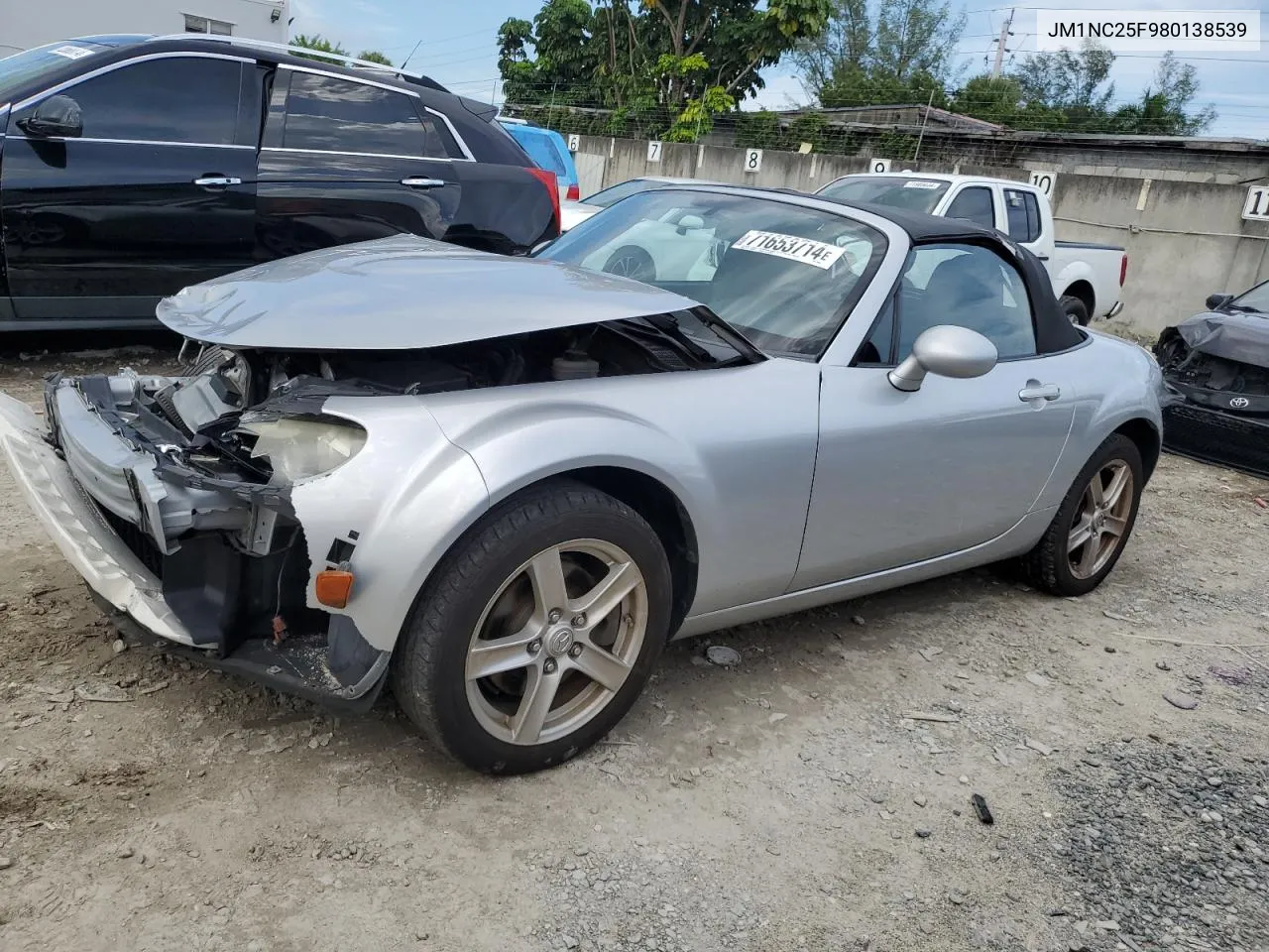 2008 Mazda Mx-5 Miata VIN: JM1NC25F980138539 Lot: 71653714