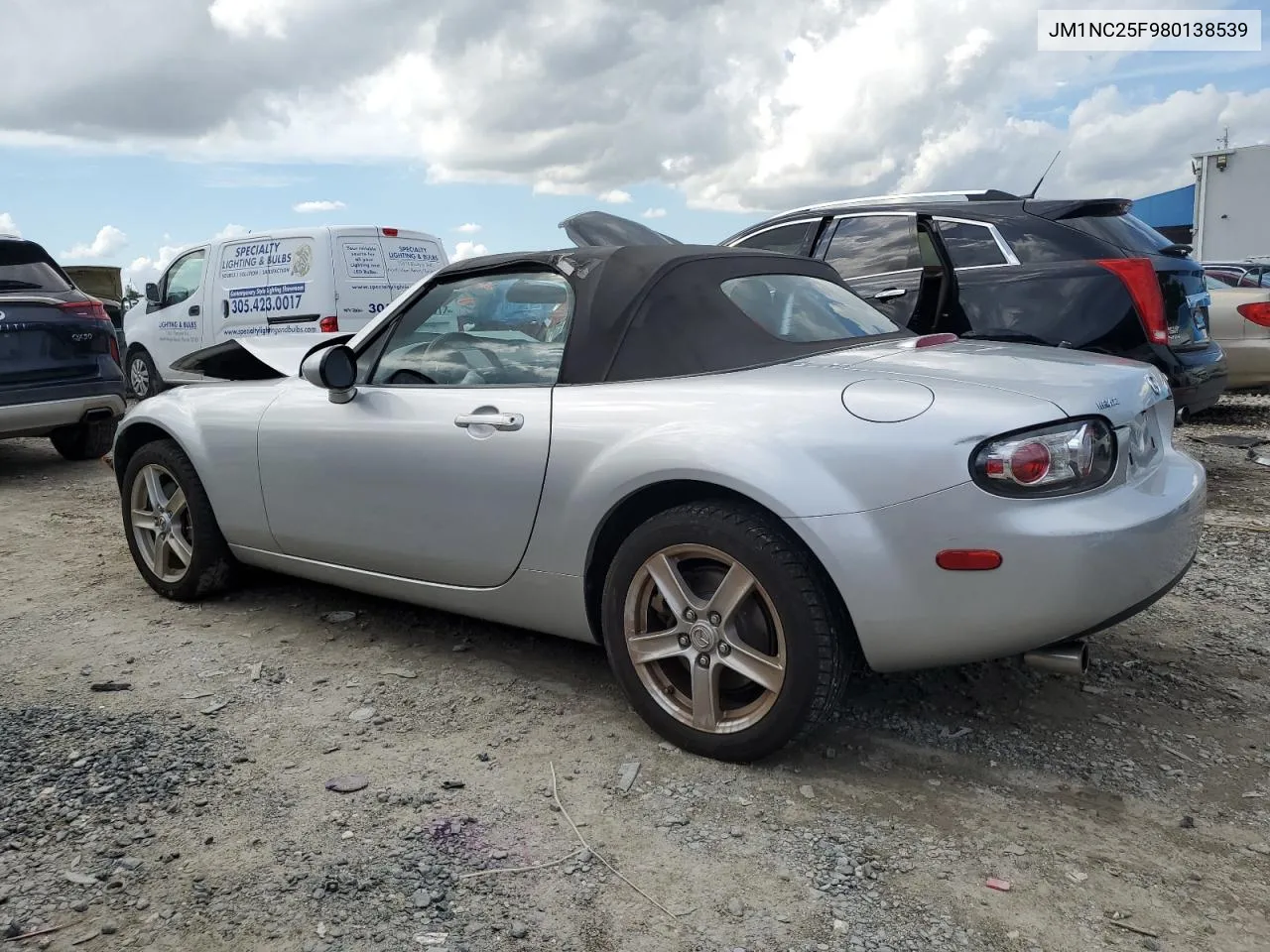 2008 Mazda Mx-5 Miata VIN: JM1NC25F980138539 Lot: 71653714