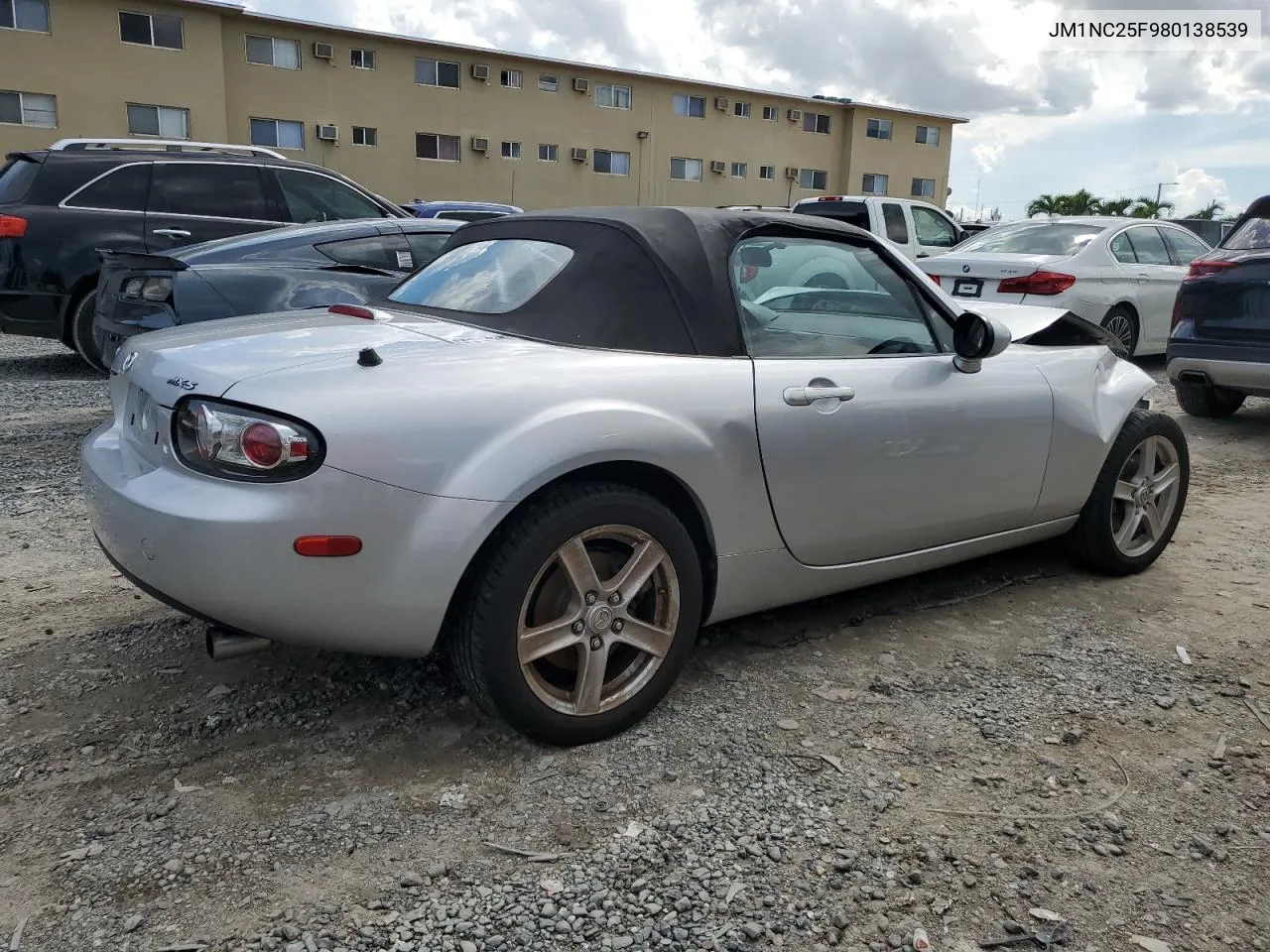 2008 Mazda Mx-5 Miata VIN: JM1NC25F980138539 Lot: 71653714