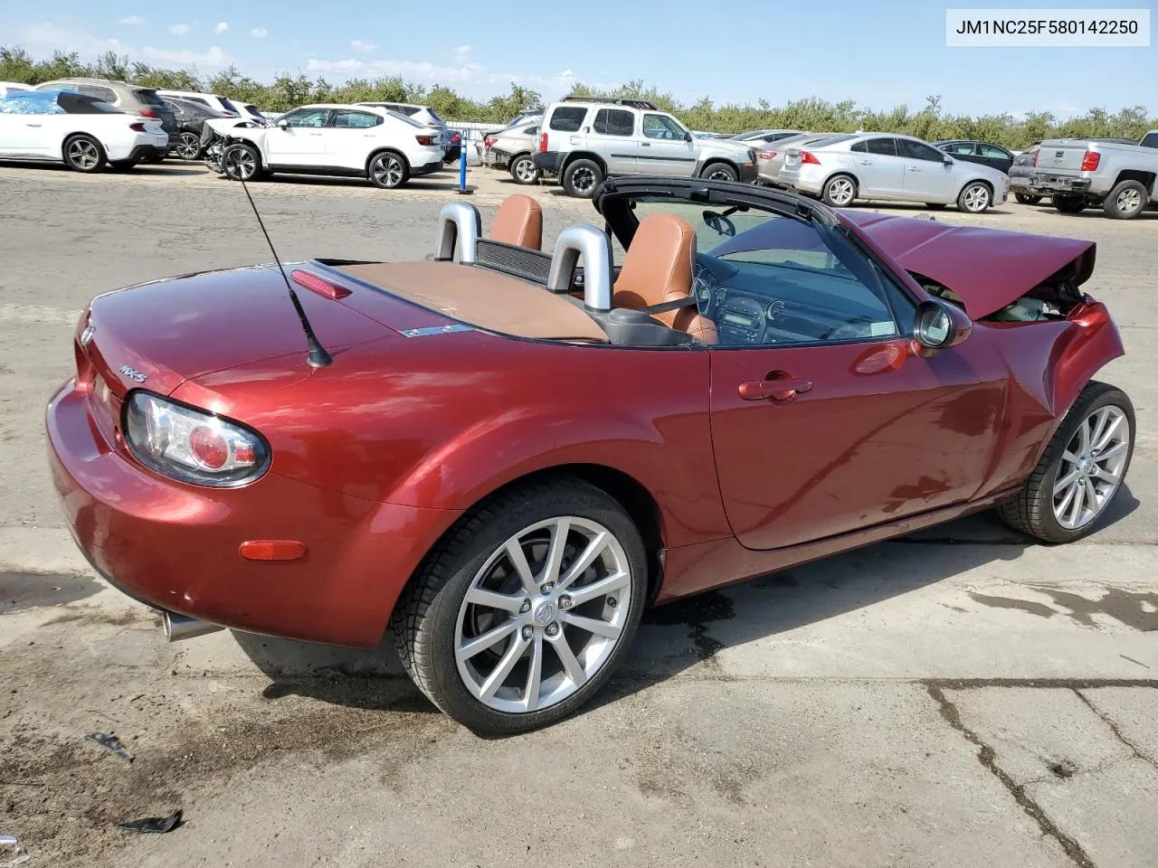 2008 Mazda Mx-5 Miata VIN: JM1NC25F580142250 Lot: 72083264