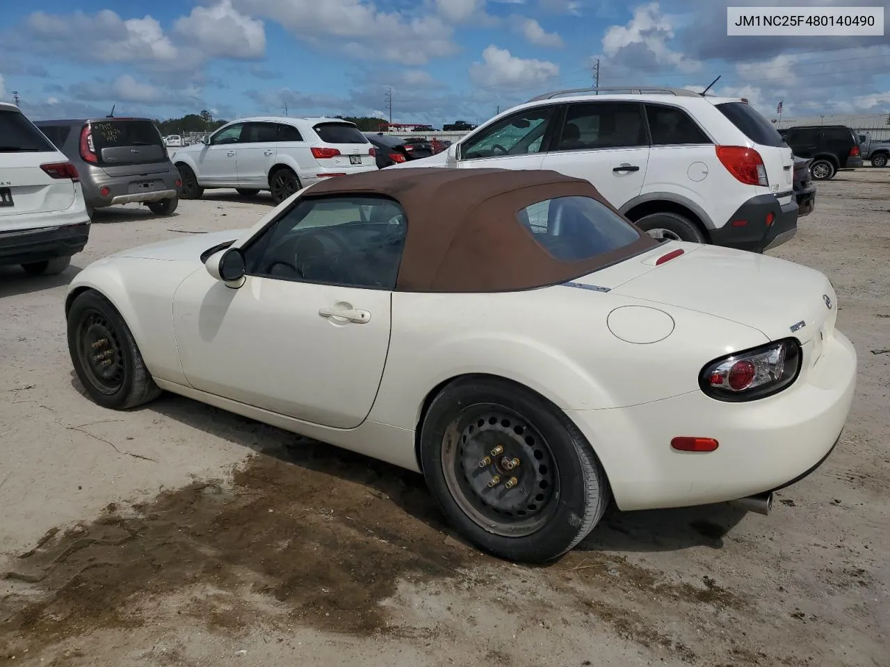 2008 Mazda Mx-5 Miata VIN: JM1NC25F480140490 Lot: 73890284