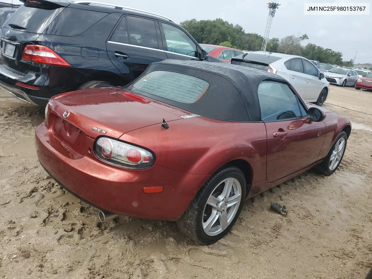 2008 Mazda Mx-5 Miata VIN: JM1NC25F980153767 Lot: 74378854