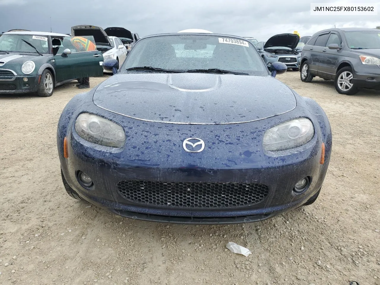 2008 Mazda Mx-5 Miata VIN: JM1NC25FX80153602 Lot: 74703894