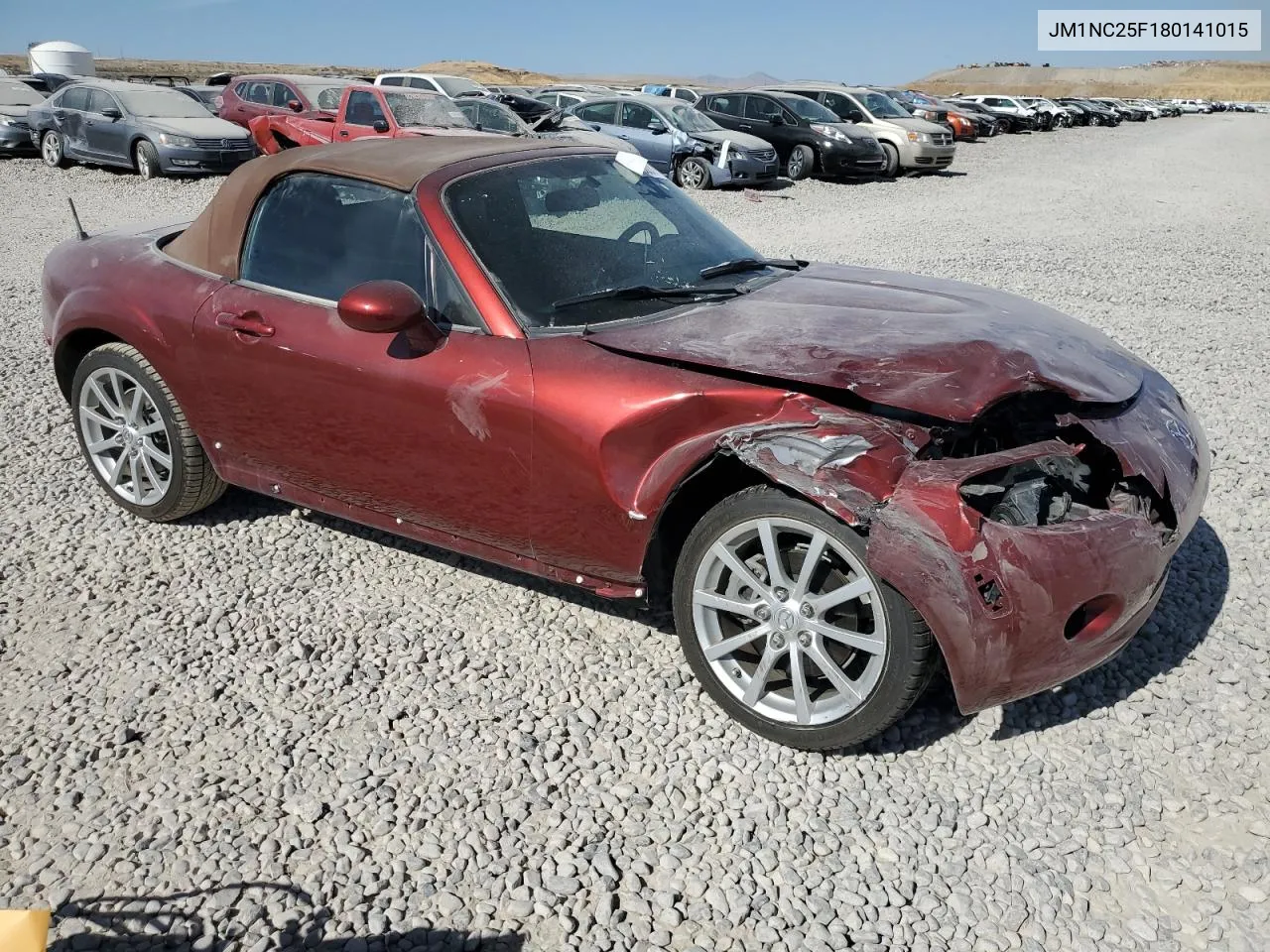 2008 Mazda Mx-5 Miata VIN: JM1NC25F180141015 Lot: 75513084