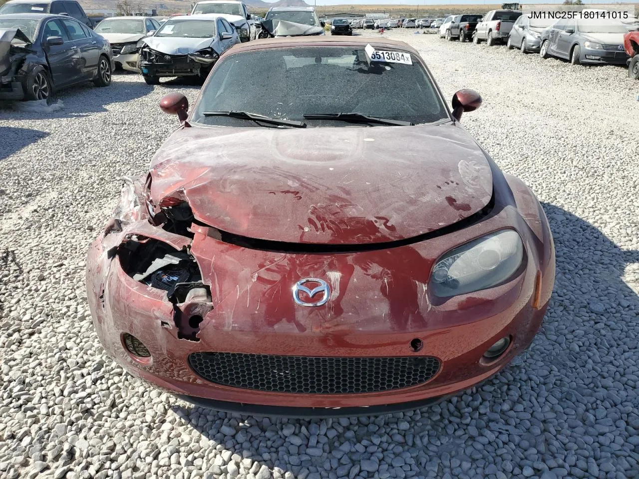 2008 Mazda Mx-5 Miata VIN: JM1NC25F180141015 Lot: 75513084