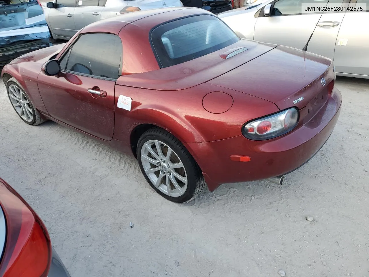 2008 Mazda Mx-5 Miata VIN: JM1NC26F280142575 Lot: 75526394