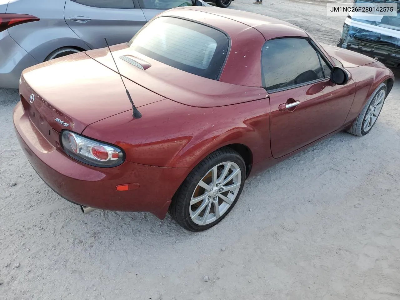 2008 Mazda Mx-5 Miata VIN: JM1NC26F280142575 Lot: 75526394