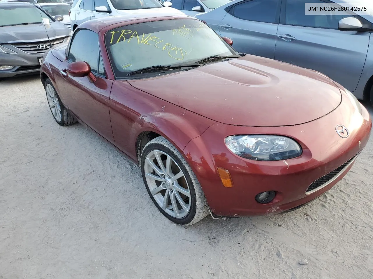 2008 Mazda Mx-5 Miata VIN: JM1NC26F280142575 Lot: 75526394