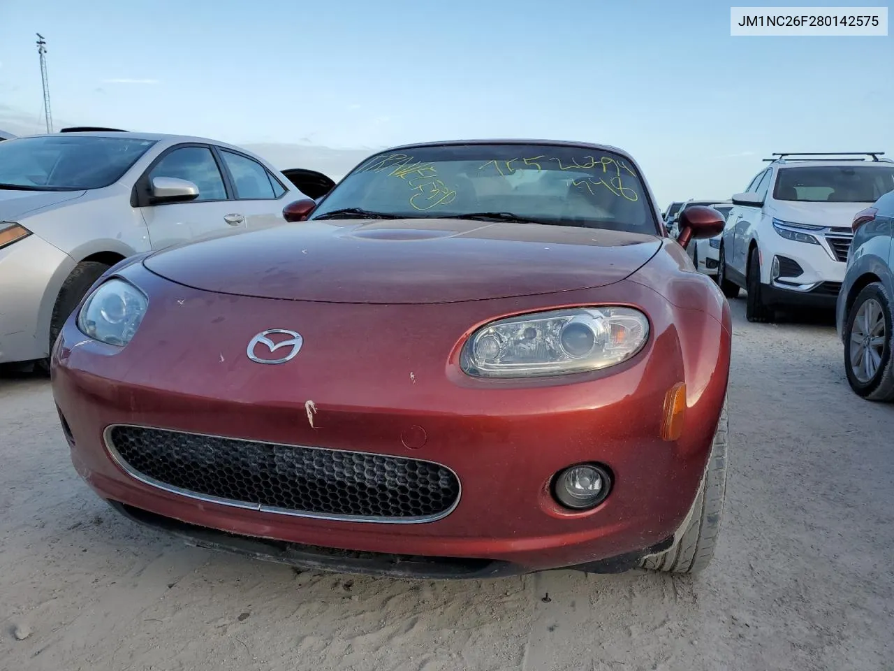 2008 Mazda Mx-5 Miata VIN: JM1NC26F280142575 Lot: 75526394