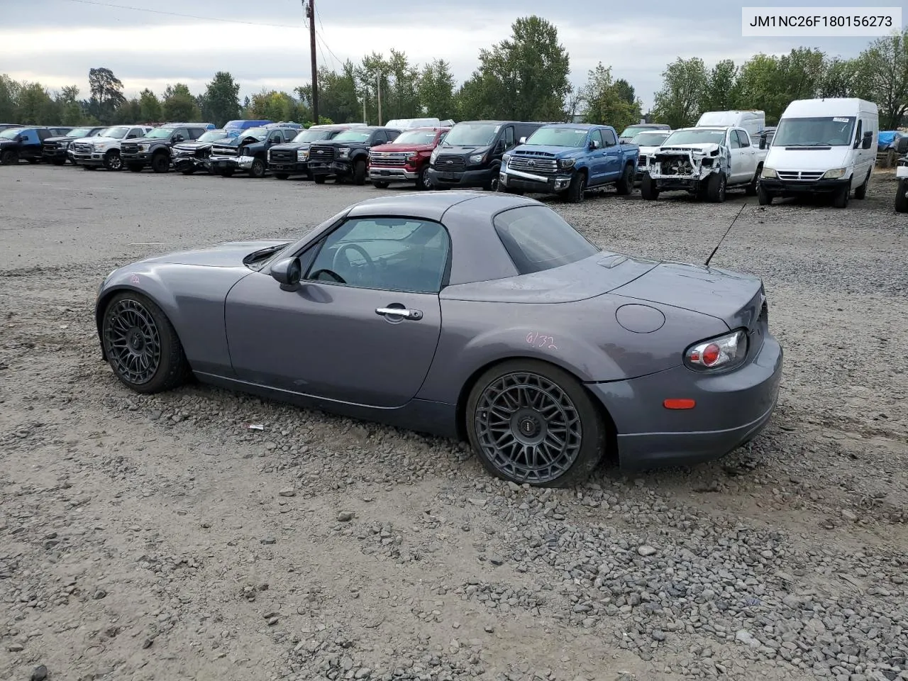 2008 Mazda Mx-5 Miata VIN: JM1NC26F180156273 Lot: 75567084