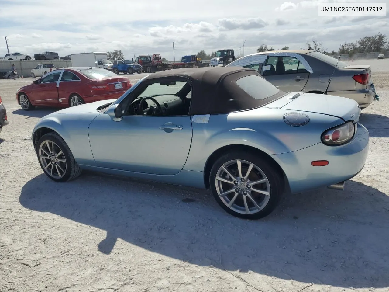 2008 Mazda Mx-5 Miata VIN: JM1NC25F680147912 Lot: 77103444