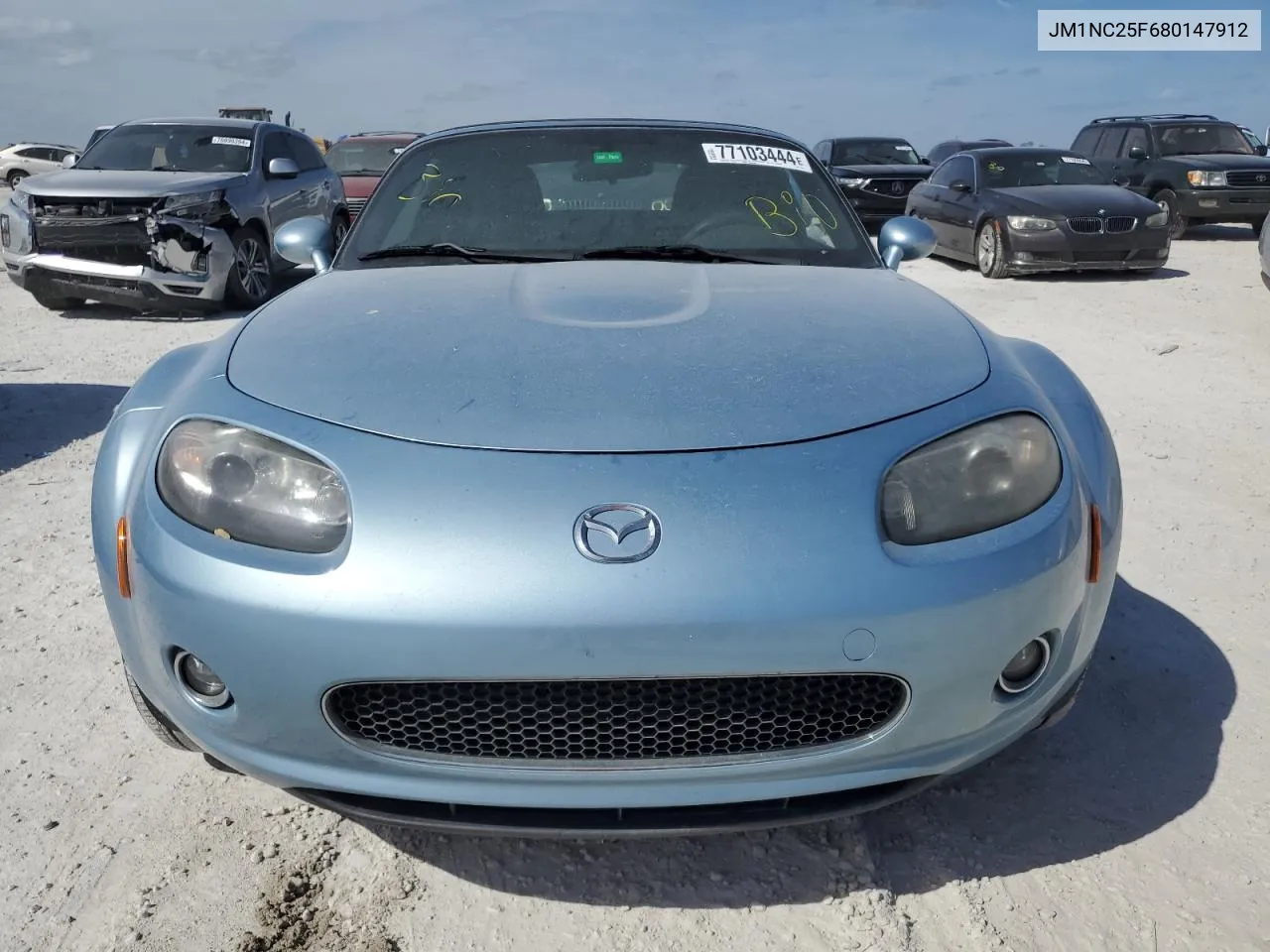 2008 Mazda Mx-5 Miata VIN: JM1NC25F680147912 Lot: 77103444