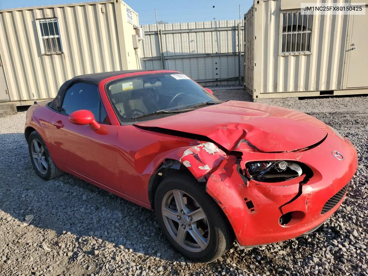 2008 Mazda Mx-5 Miata VIN: JM1NC25FX80150425 Lot: 77981674