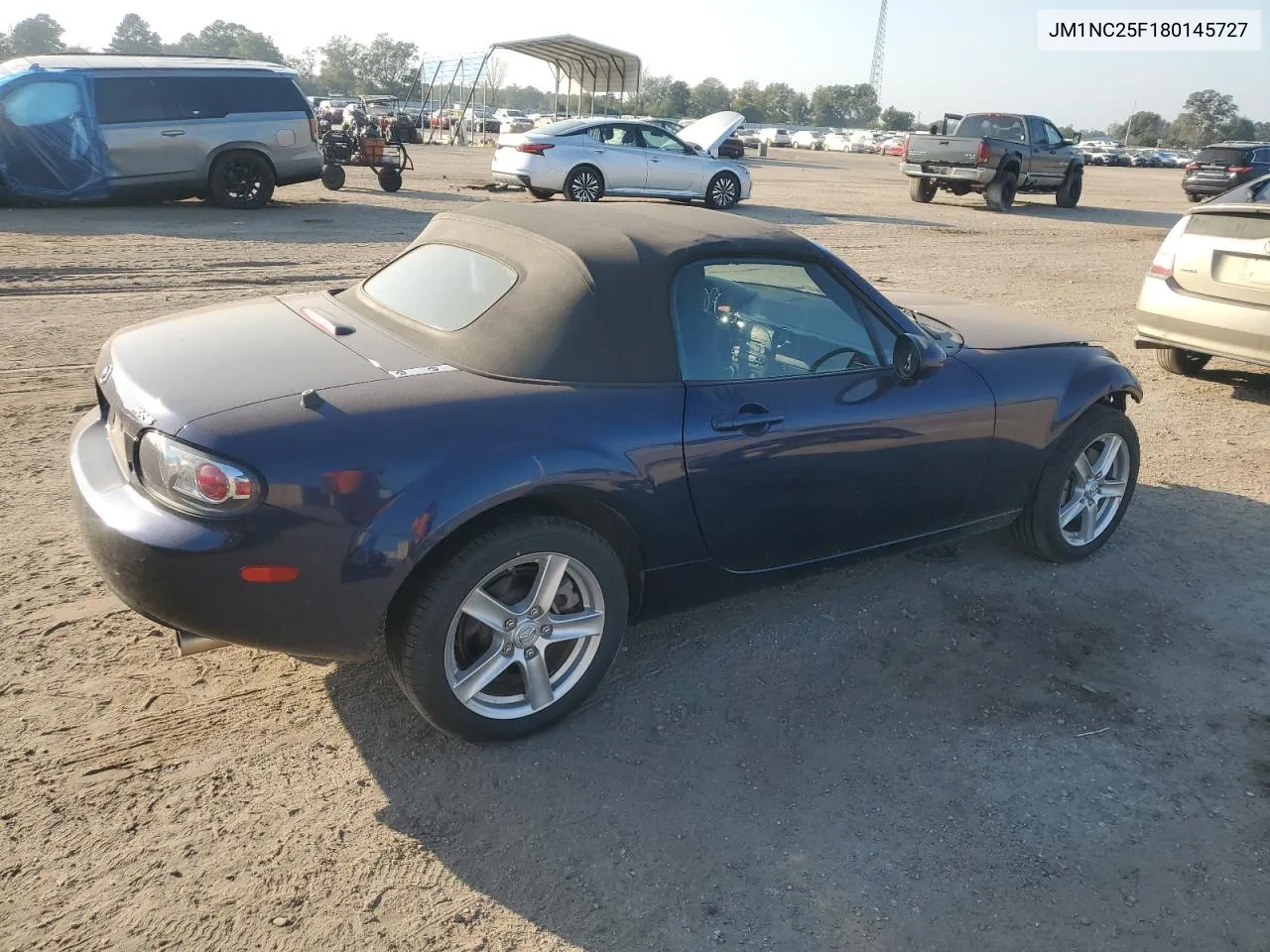 2008 Mazda Mx-5 Miata VIN: JM1NC25F180145727 Lot: 78411304