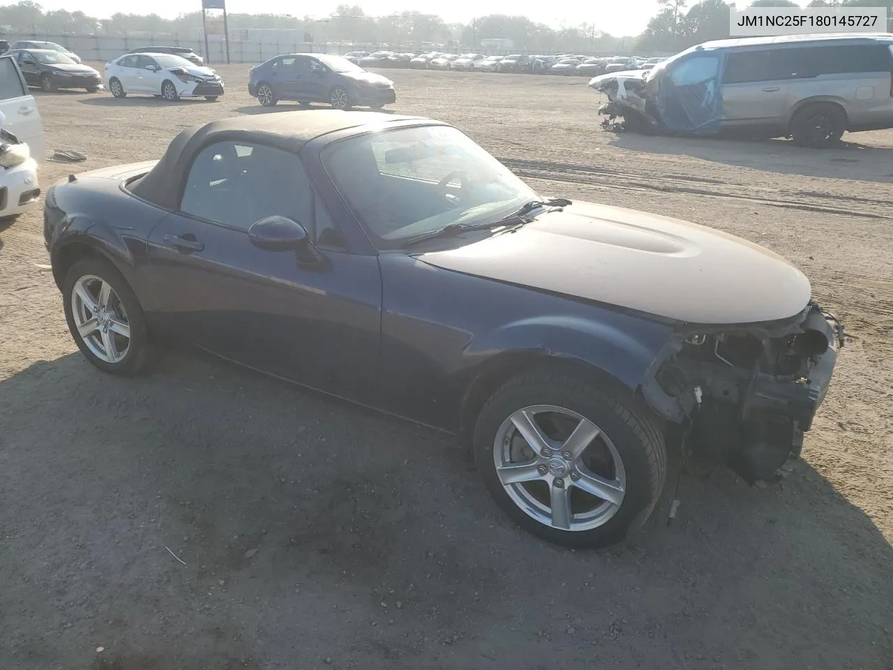 2008 Mazda Mx-5 Miata VIN: JM1NC25F180145727 Lot: 78411304