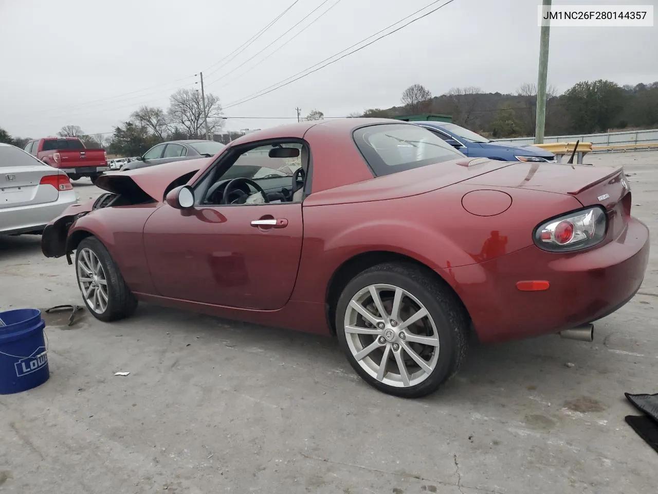 2008 Mazda Mx-5 Miata VIN: JM1NC26F280144357 Lot: 79764434