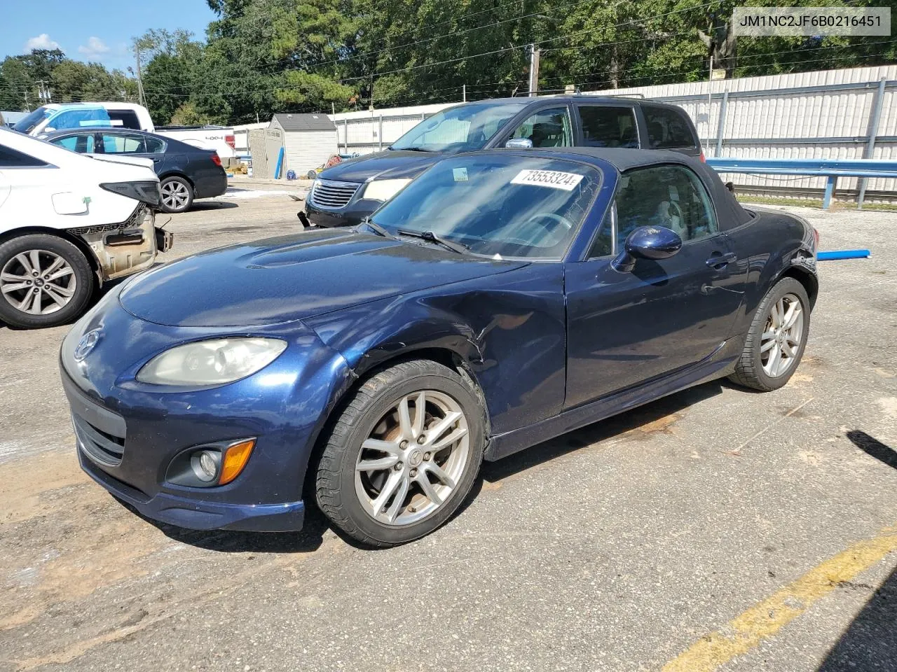 2011 Mazda Mx-5 Miata VIN: JM1NC2JF6B0216451 Lot: 73553324