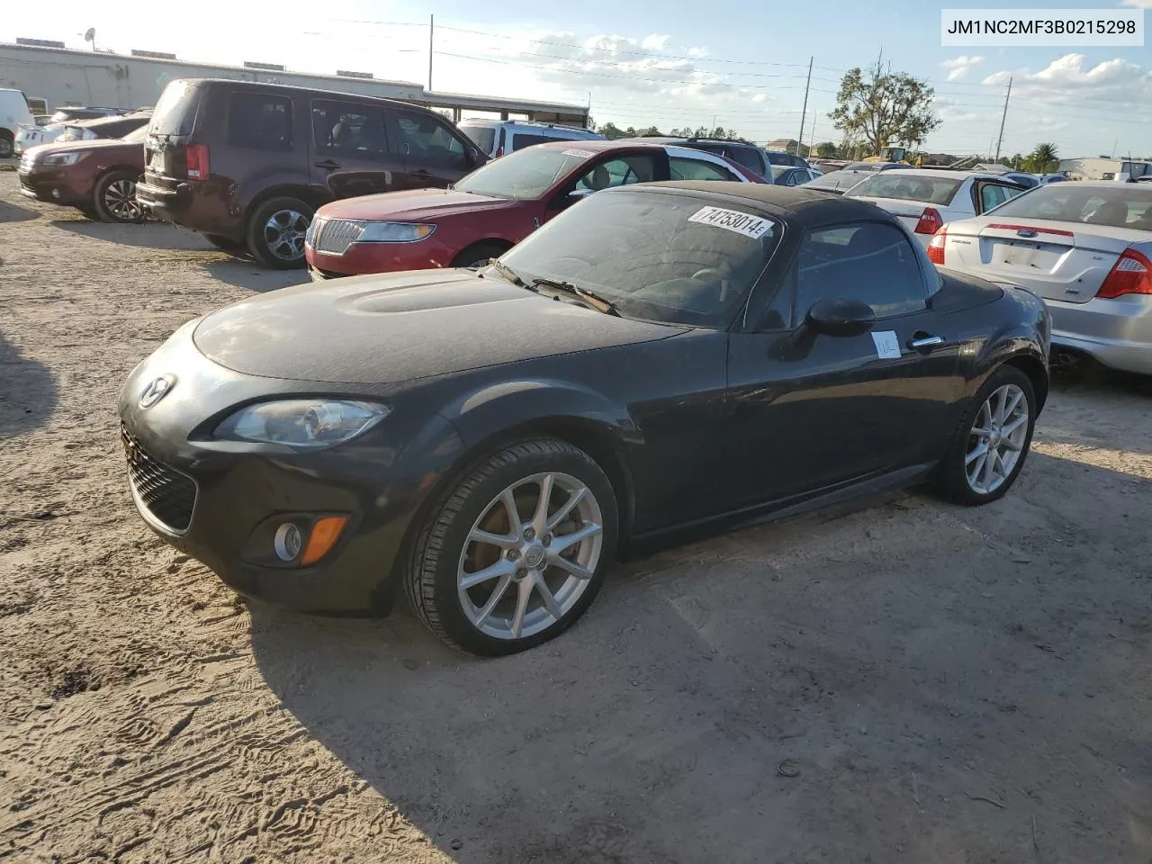 2011 Mazda Mx-5 Miata VIN: JM1NC2MF3B0215298 Lot: 74753014