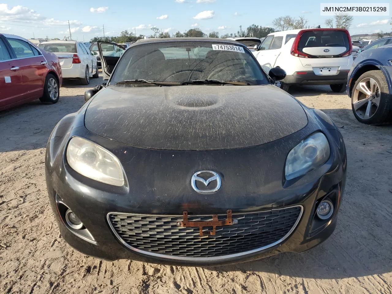 2011 Mazda Mx-5 Miata VIN: JM1NC2MF3B0215298 Lot: 74753014