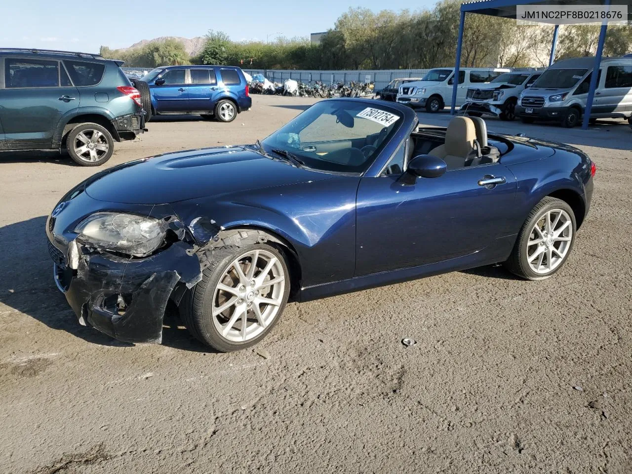 2011 Mazda Mx-5 Miata VIN: JM1NC2PF8B0218676 Lot: 75012754