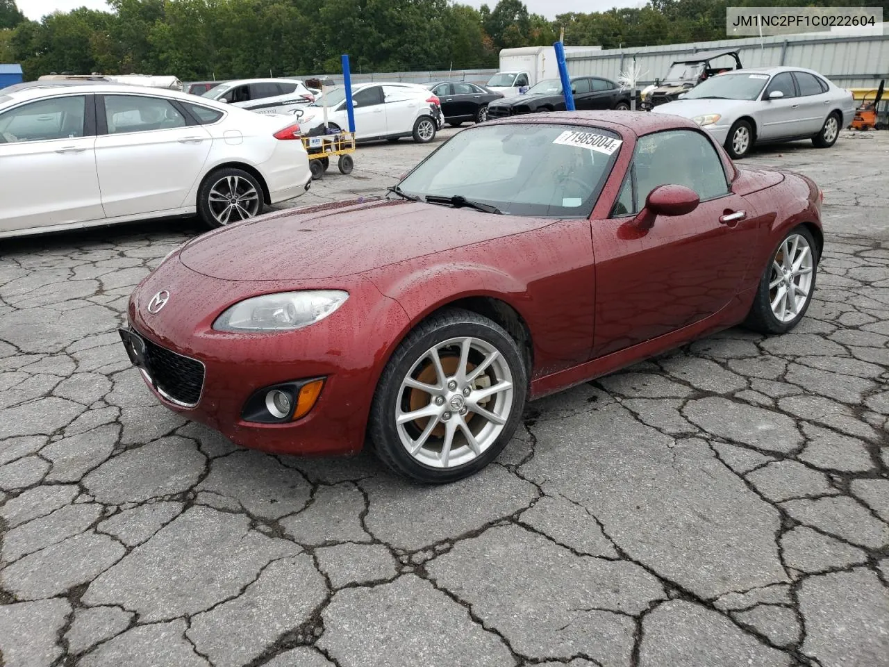 2012 Mazda Mx-5 Miata VIN: JM1NC2PF1C0222604 Lot: 71985004