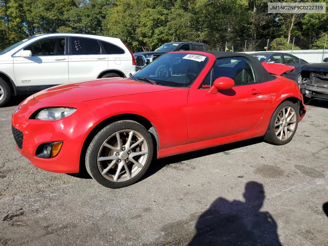 2012 Mazda Mx-5 Miata VIN: JM1NC2NF9C0222319 Lot: 76091994