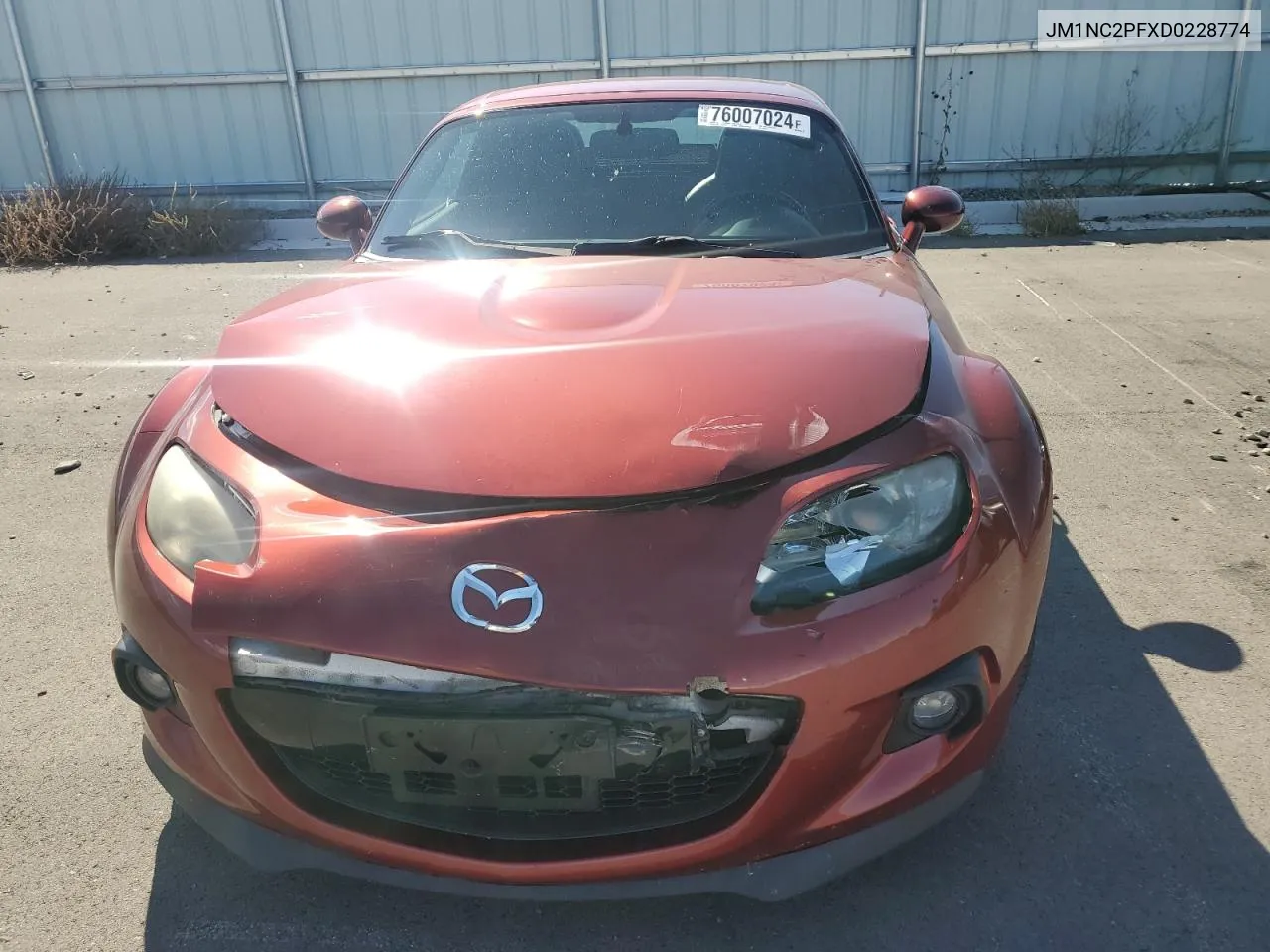 2013 Mazda Mx-5 Miata Grand Touring VIN: JM1NC2PFXD0228774 Lot: 76007024