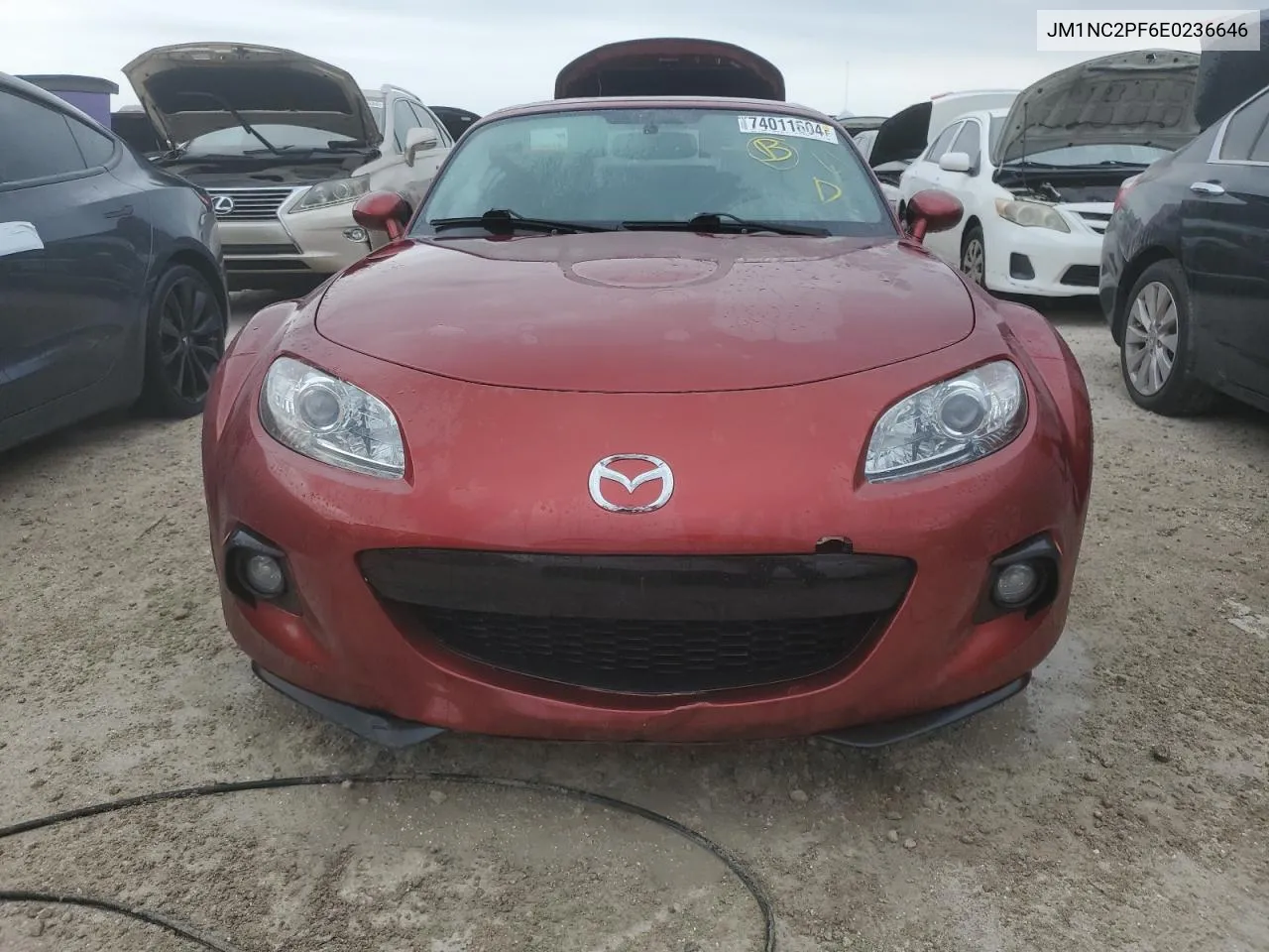 2014 Mazda Mx-5 Miata Grand Touring VIN: JM1NC2PF6E0236646 Lot: 74011604