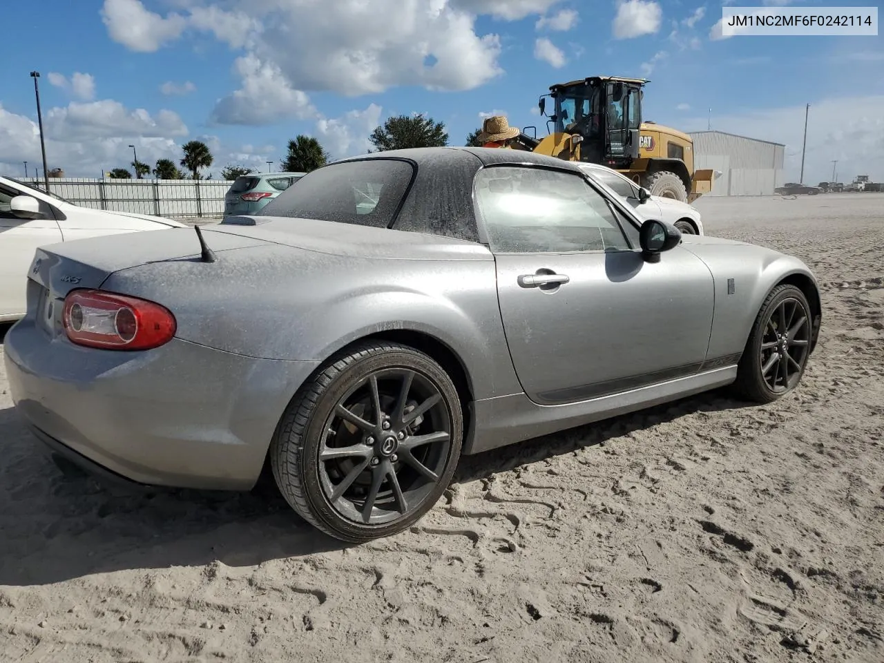 2015 Mazda Mx-5 Miata Club VIN: JM1NC2MF6F0242114 Lot: 76803364